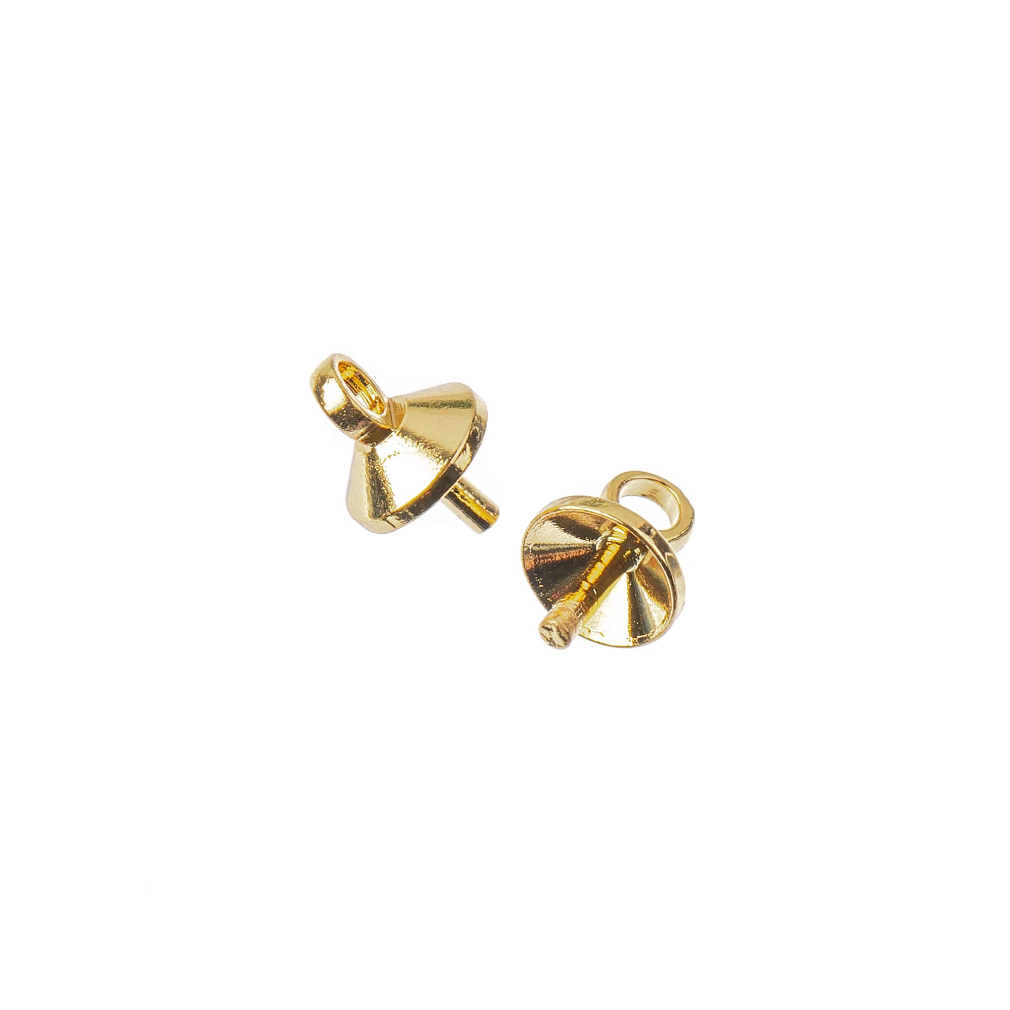 Bail Pins with Cups by Bead Landing